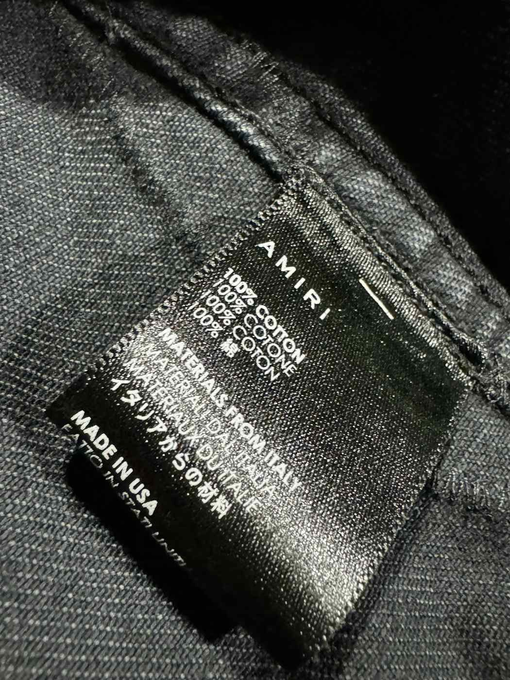 Amiri EUC Amiri Crystal Snake Denim Jacket Size US XL / EU 56 / 4 - 18 Thumbnail
