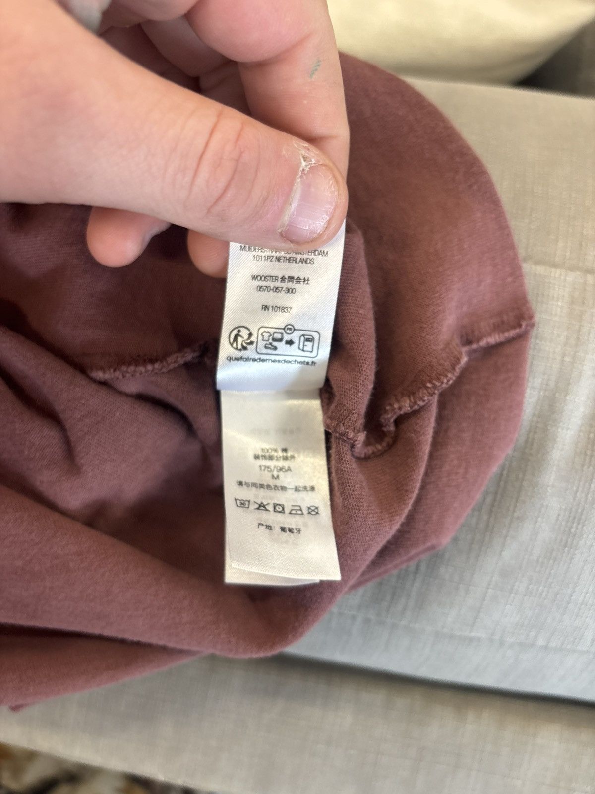 Supreme Supreme stitch tag tee Size US M / EU 48-50 / 2 - 7 Thumbnail