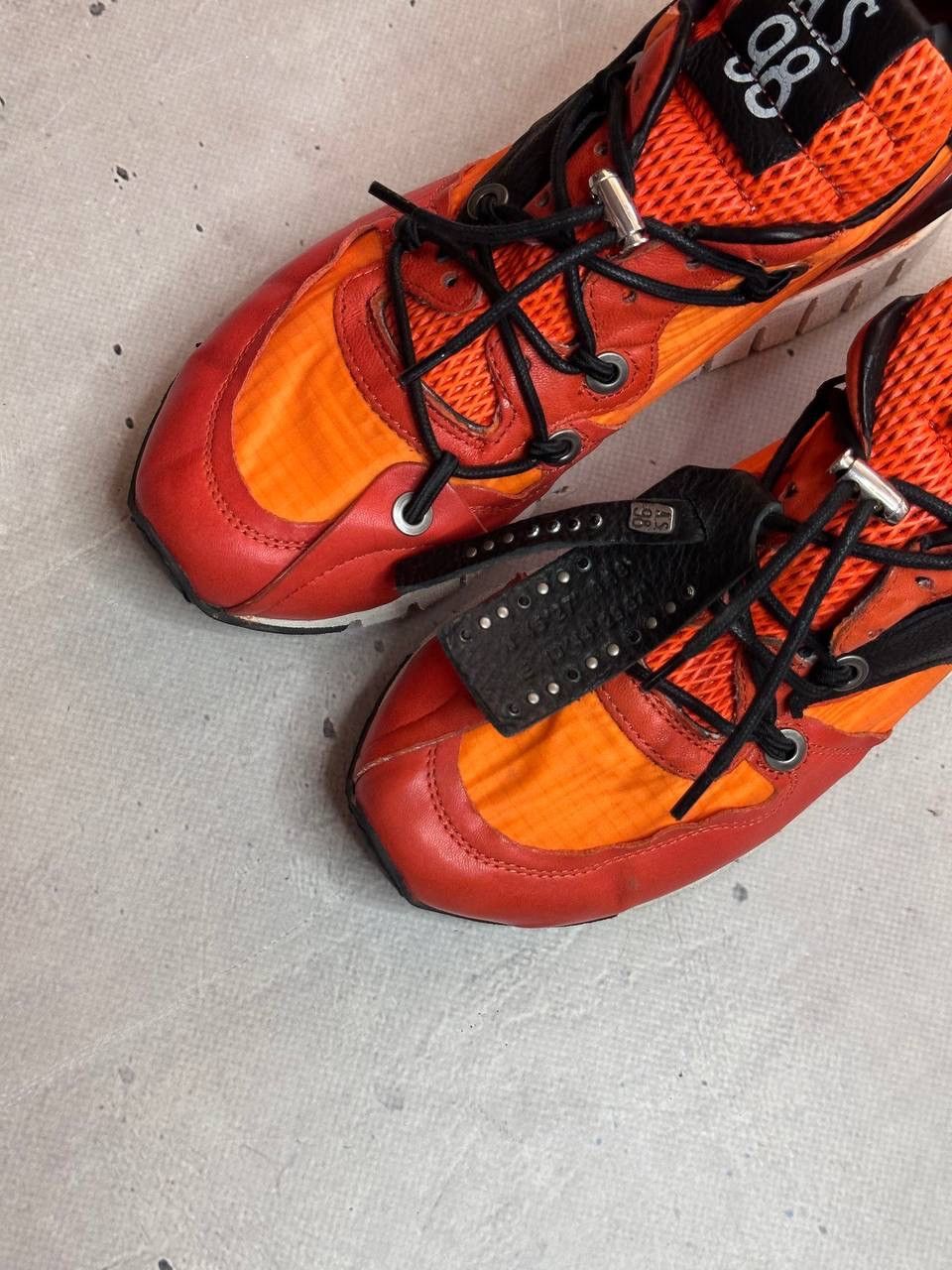 A.S.98 A.S. 98 Airstep Trainers Orange Leather Sneakers Shoes Size US 9 / IT 39 - 4 Thumbnail