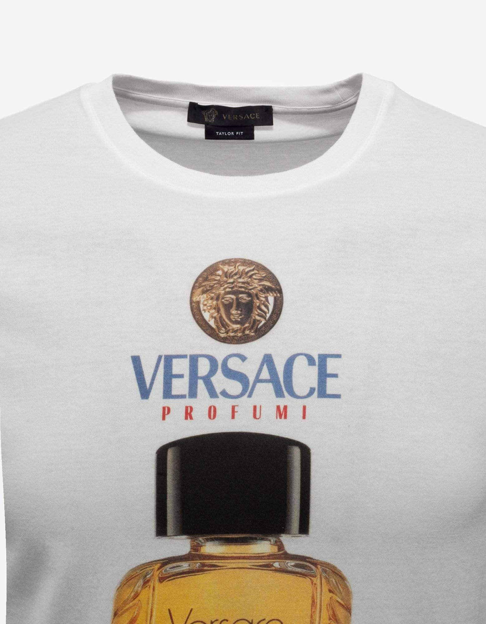 Versace Versace White Perfume Bottle Print T-Shirt Size US L / EU 52-54 / 3 - 3 Thumbnail