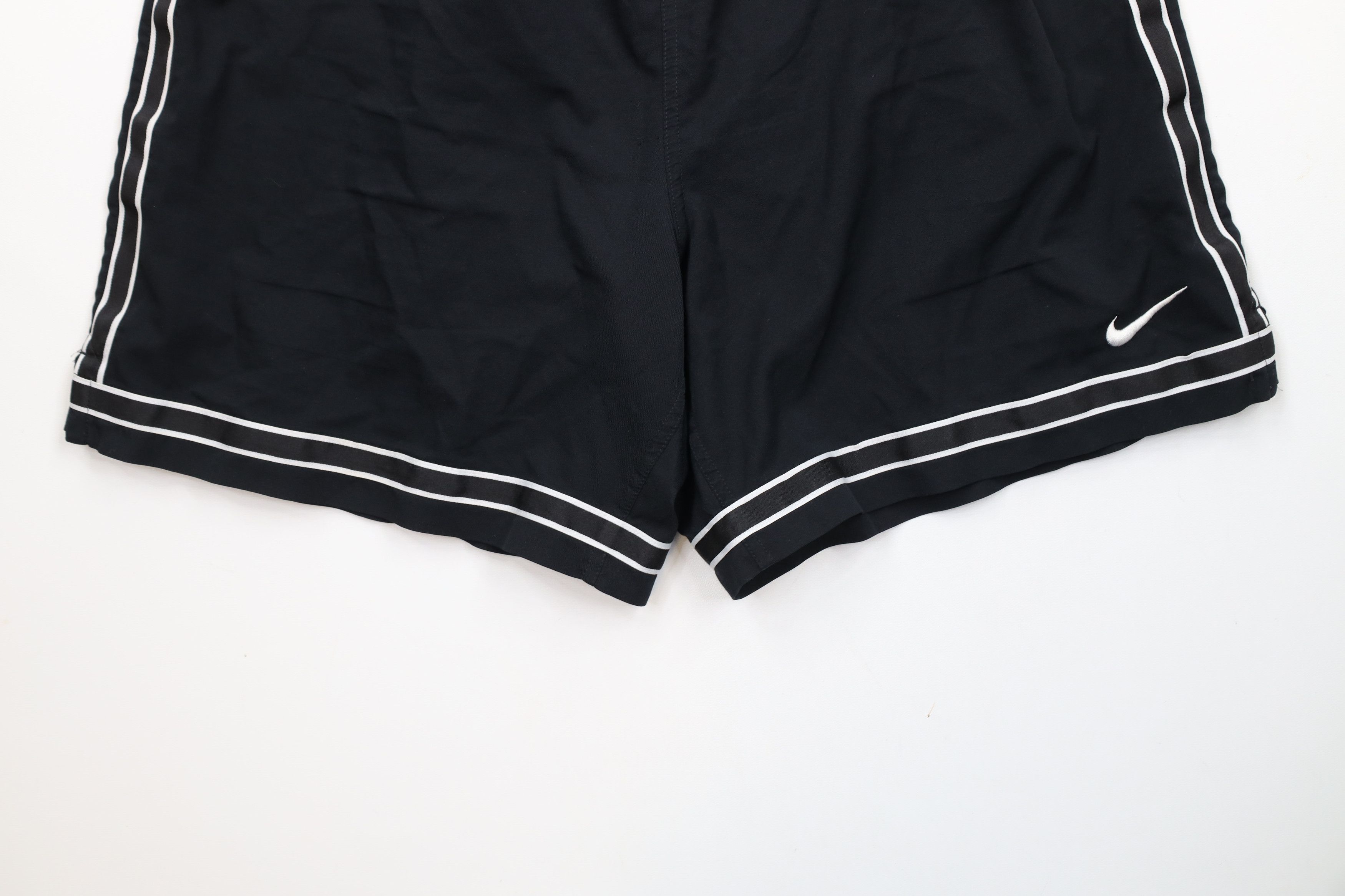 Nike × Vintage Vintage Nike Running Jogging Soccer Shorts Black Polyester Size US 32 / EU 48 - 4 Thumbnail