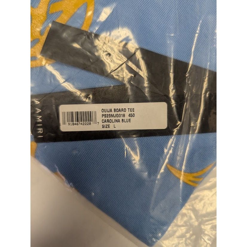 Amiri o1rshd1 Q:2 / Ouija Board Tee T-Shirt in Carolina Blue Size US L / EU 52-54 / 3 - 14 Thumbnail