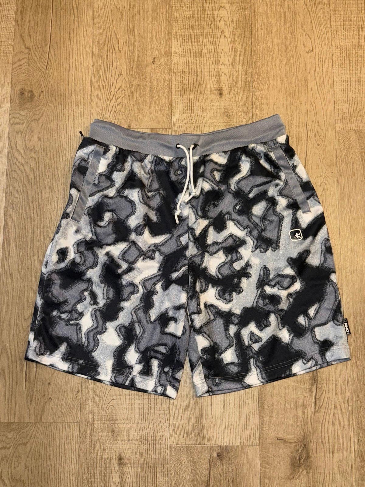 JW Anderson AND1 Cookies and Cream Hoop Shorts Mens LG Y2K Rare 90s 10” Size US 34 / EU 50 - 1 Thumbnail