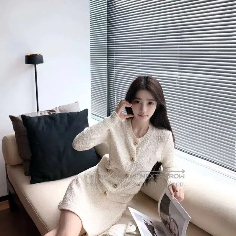Dior Dior White Cotton Blend Women's Cardigan . Size M / US 6-8 / IT 42-44 - 7 Thumbnail