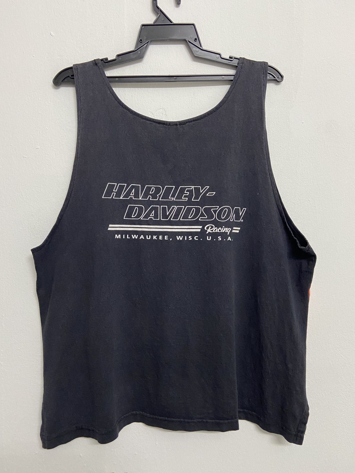 Harley Davidson Vintage 90s Harley Davidson Racing Tank Top Shirt Size US L / EU 52-54 / 3 - 9 Thumbnail