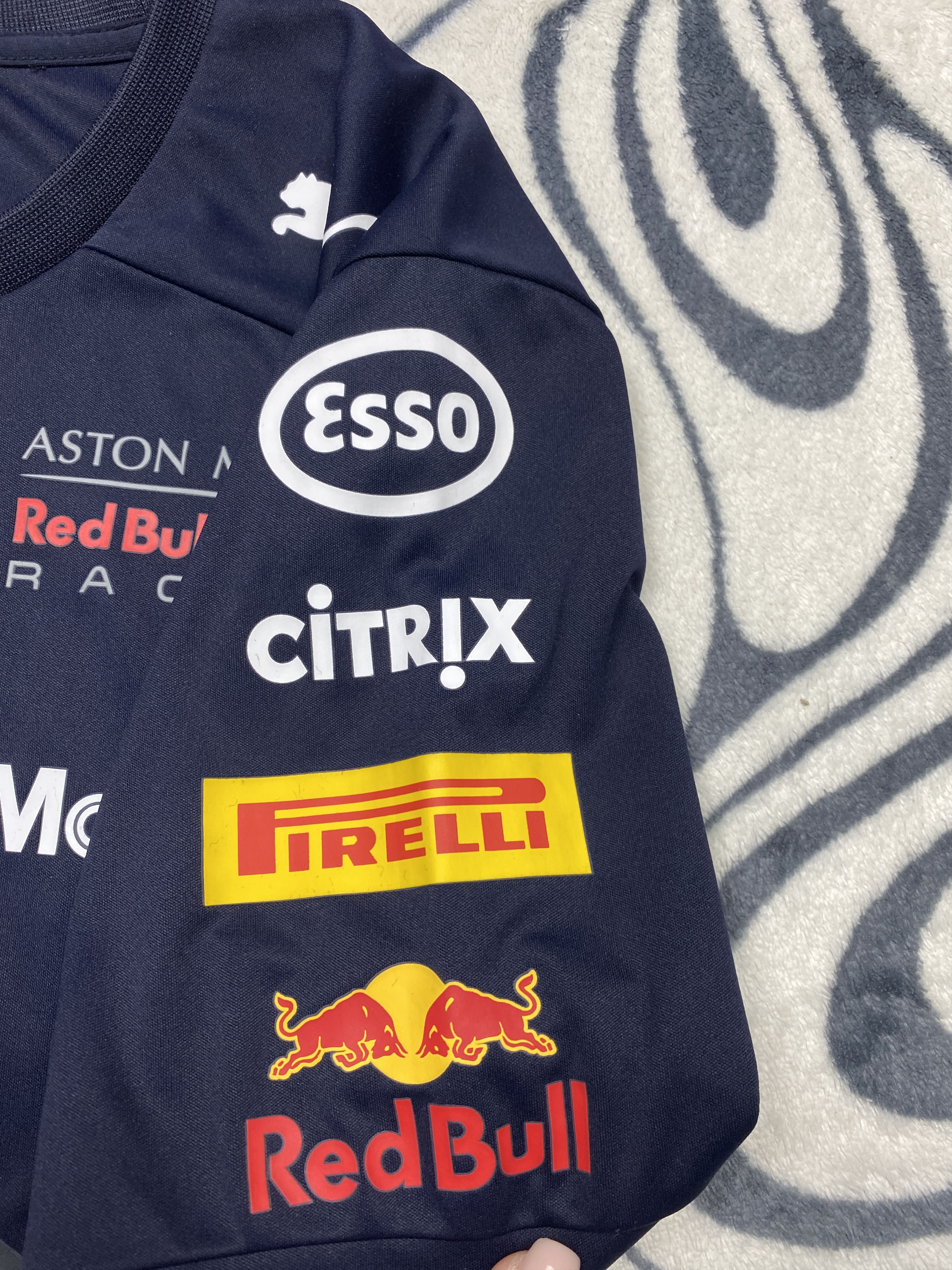 Puma × Red Bull Puma Red Bull Racing Aston Martin Mens Polo Shirt Size US S / EU 44-46 / 1 - 5 Thumbnail