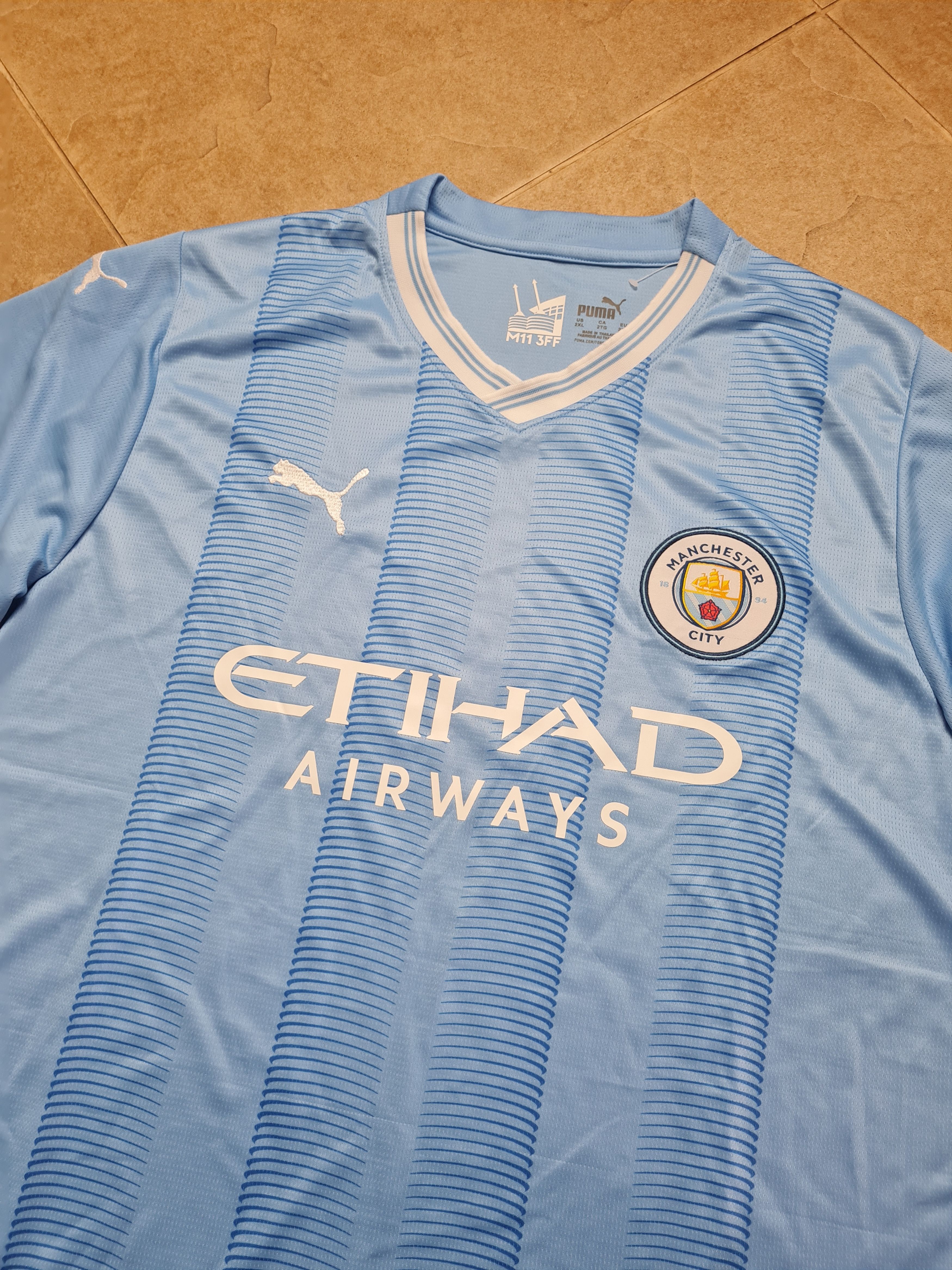 Other Manchester City Home 2023 - 2024 Soccer football Jersey Size US XXL / EU 58 / 5 - 4 Thumbnail