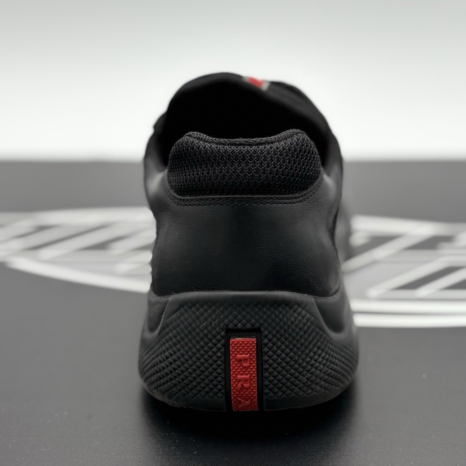 Prada Prada Americas Cup ' Black Leather ' | SUPER CLEAN! Size US 10 / EU 43 - 3 Thumbnail
