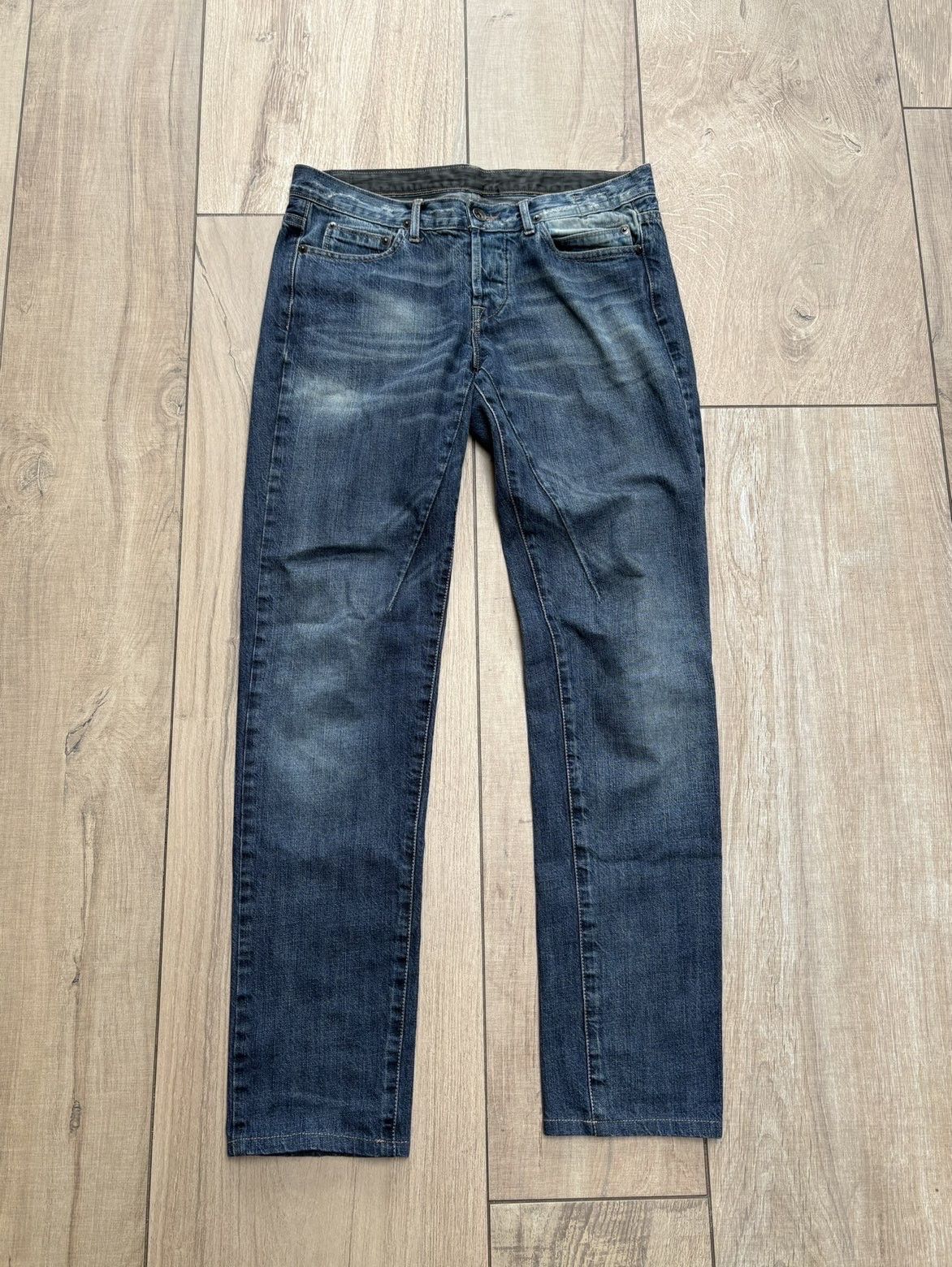 Rick Owens Rick Owens FW09 DRKSHDW Dirty Blue Detroits Size US 29 - 2 Thumbnail