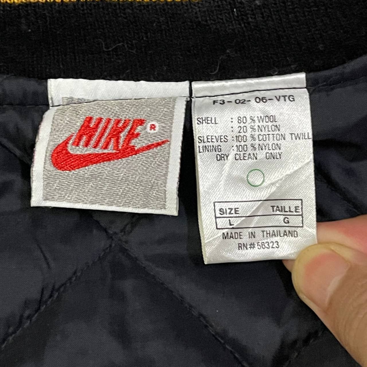 Nike Rare 1992 Nike Spike Lee Urban Jungle Wool Varsity Jacket Size US L / EU 52-54 / 3 - 12 Thumbnail