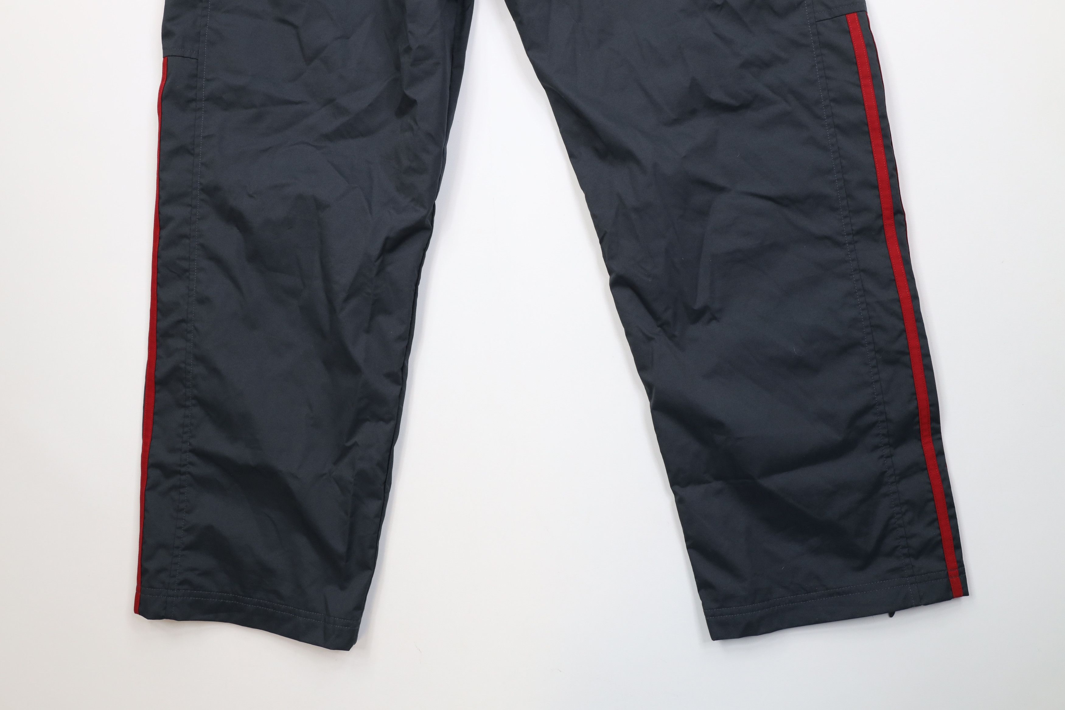 Adidas Vintage Y2K 2002 Adidas Wide Leg Windbreaker Pants Striped Size US 36 / EU 52 - 12 Thumbnail