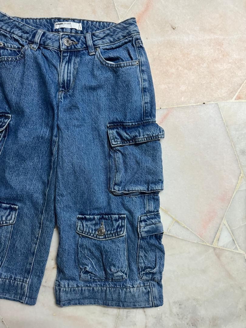 Japanese Brand Jorts Japanese Garage Denim Multipocket Travis Scott style Size 25" / US 0 / IT 36 - 4 Thumbnail