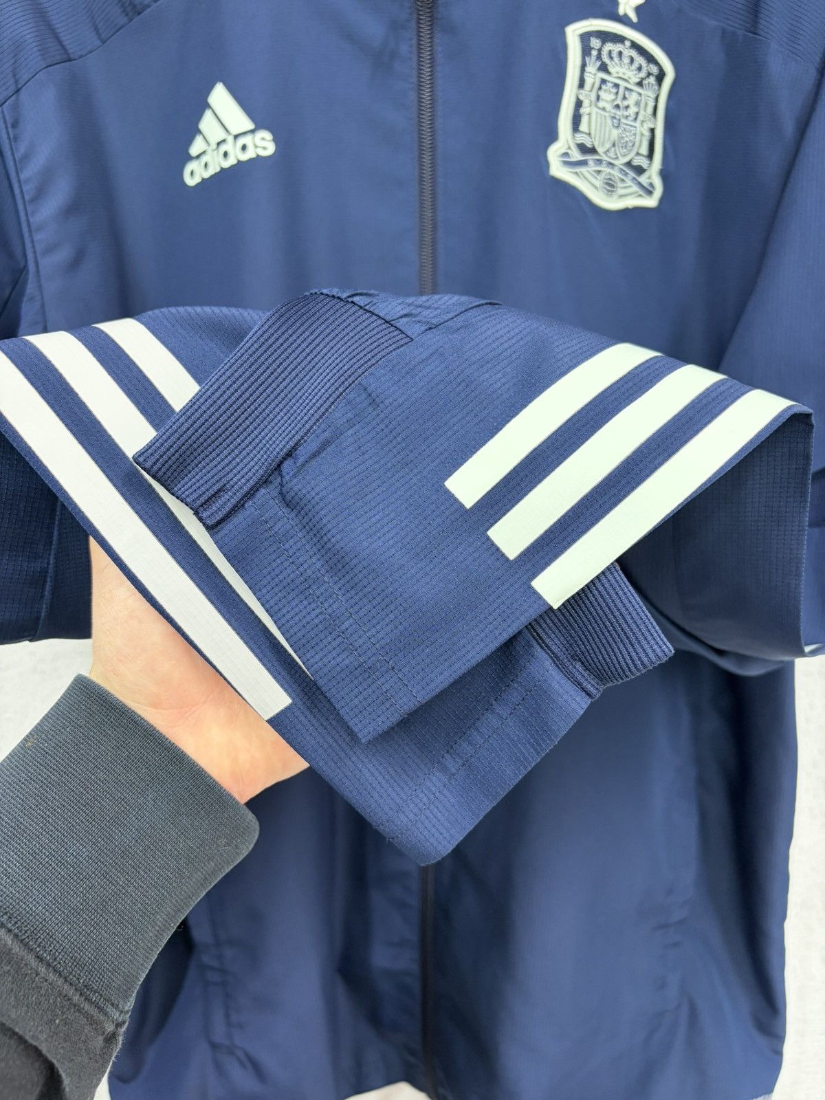 Adidas Adidas Spain National Team Track Jacket Navy Football Traini Size US L / EU 52-54 / 3 - 10 Thumbnail