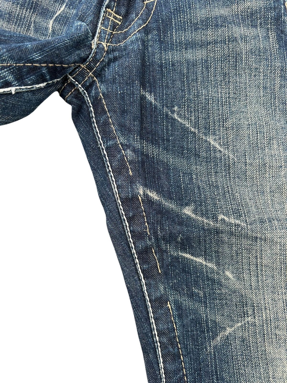 Kapital Flare Japanese Brand Three Stones Throw Denim Jeans Size US 32 / EU 48 - 8 Thumbnail