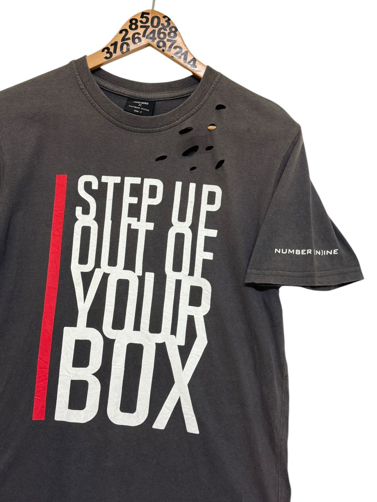 Number (N)ine NUMBER (N)INE X MALBORO STEP UP OUT YOUR BOX FADED TEE Size US S / EU 44-46 / 1 - 5 Thumbnail