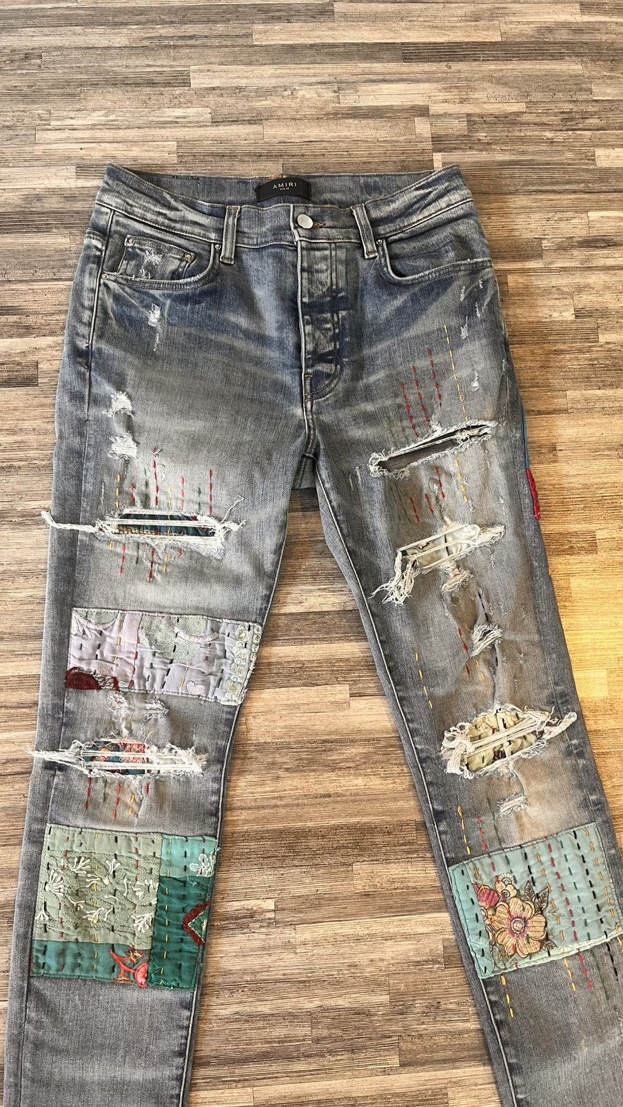 Amiri AMIRI Art Patch Jeans Size US 32 / EU 48 - 2 Thumbnail