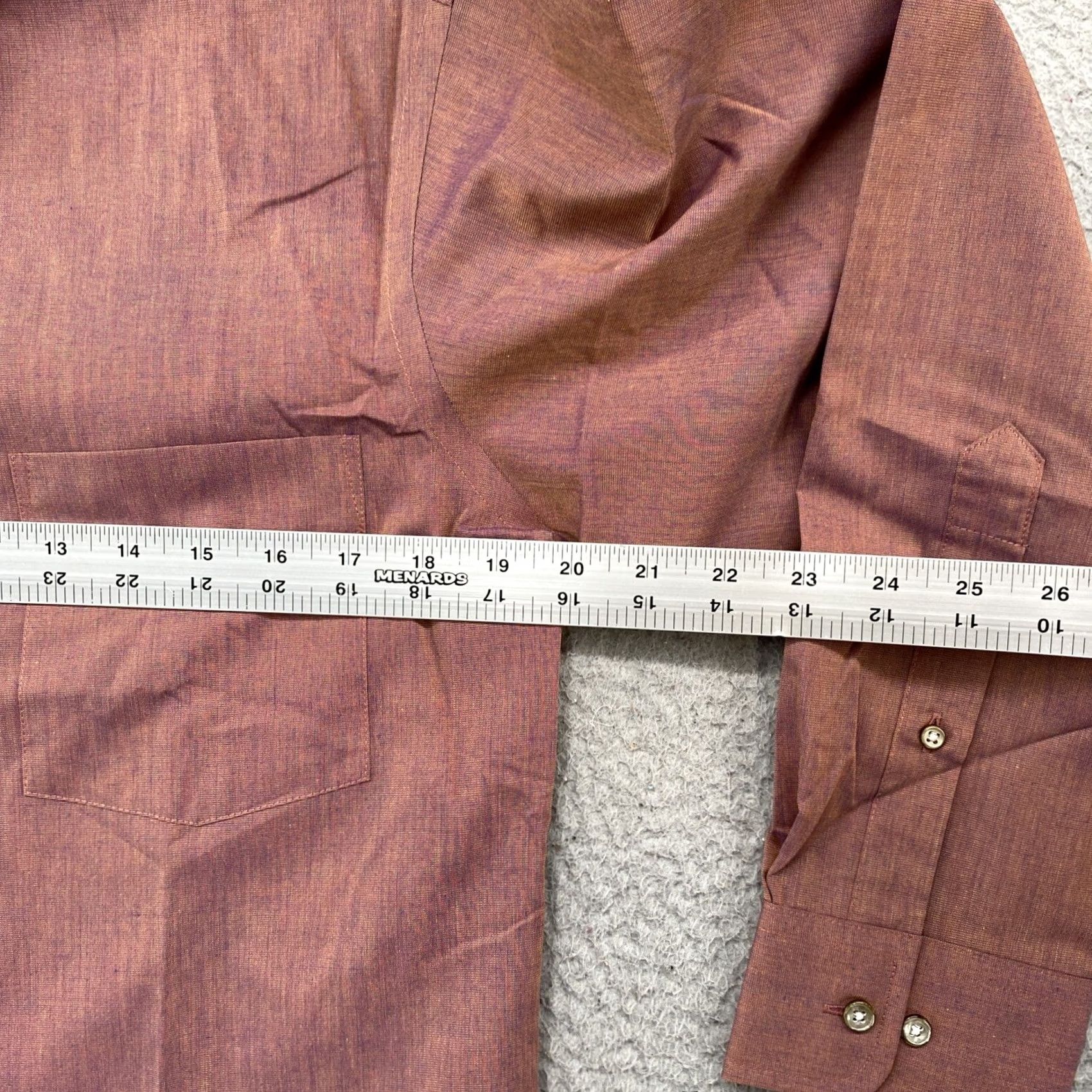 Stafford Stafford Iridescent Button Up Boardcloth Mens Sz 15 Multicolor Shirt - New Size US M / EU 48-50 / 2 - 5 Thumbnail
