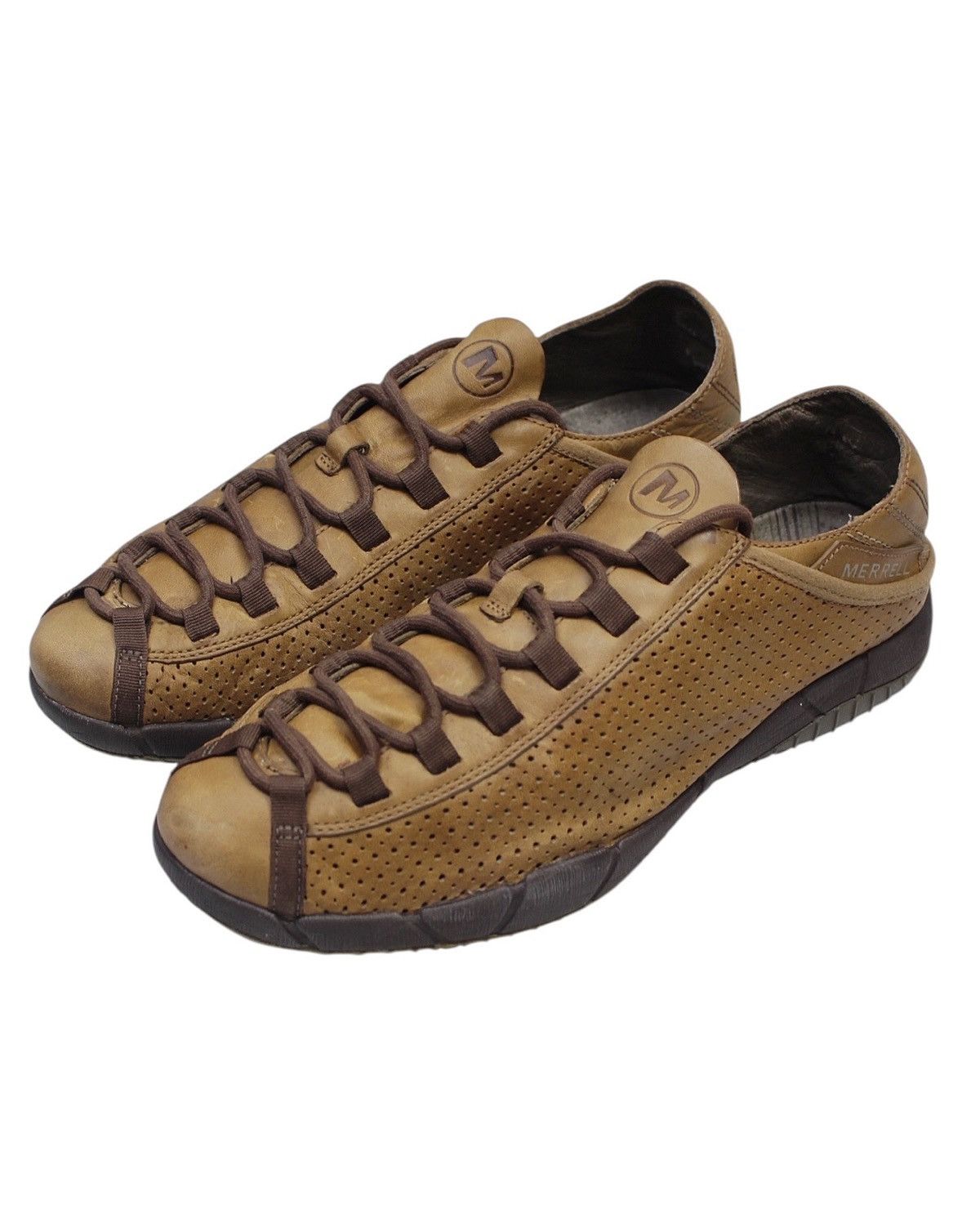 Archival Clothing x Merrell 2013 Merrell Tough Glove Leather Barefoot Shoes in Brown, Men's (Size 9)