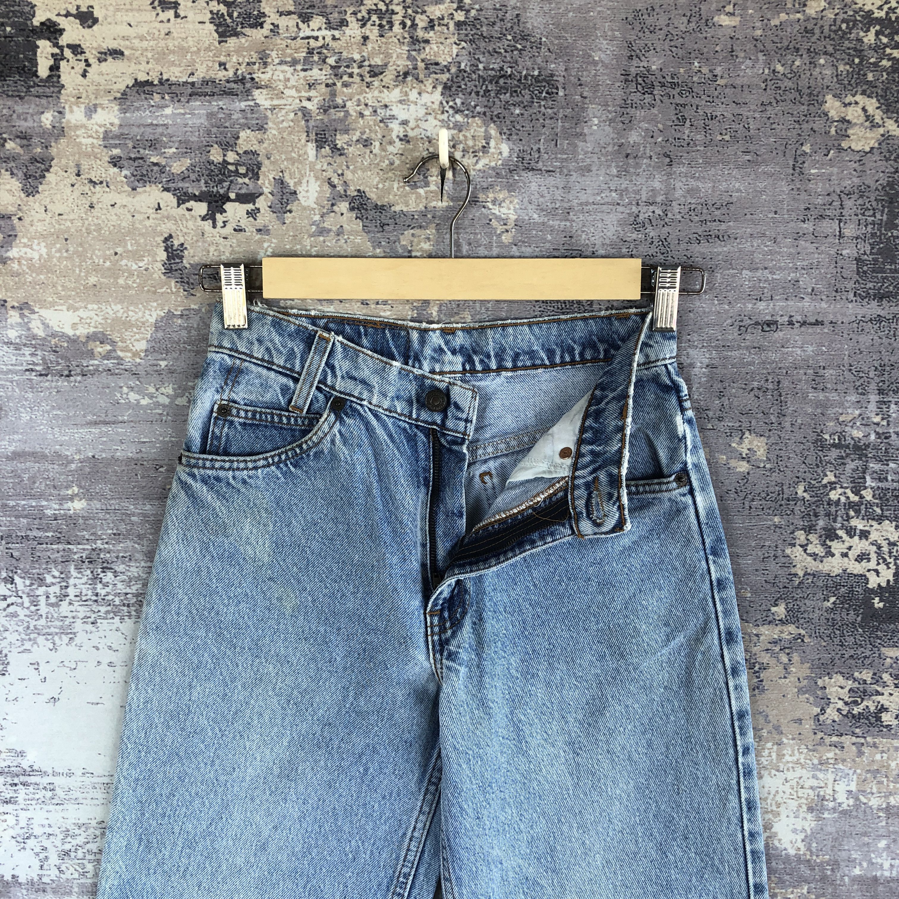 Levi's Vintage Levi's Sun Faded Jeans Levis 550 Light Wash Denim Size 24" / US 00 / IT 34 - 6 Thumbnail