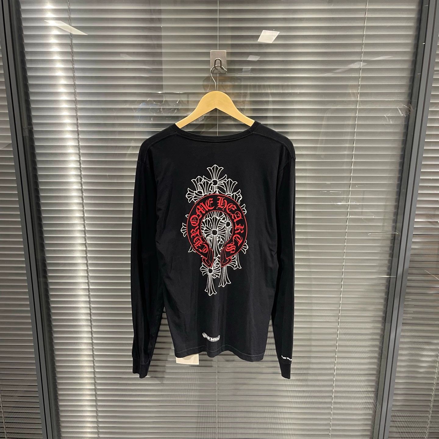 Chrome Hearts Chrome Hearts Phantom Cross Red Horseshoe LS M Size US M / EU 48-50 / 2 - 1 Thumbnail