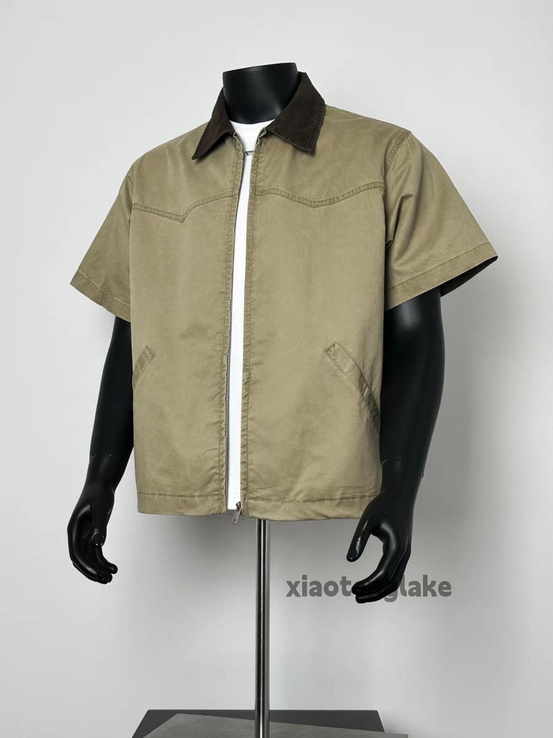 Vintage Unisex washed retro loose hiphop yuppie work shirt Size US XL / EU 56 / 4 - 4 Thumbnail