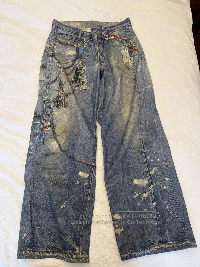 Acne Studios Acne Studios 3D Printed Jeans Size US 32 / EU 48 - 1 Thumbnail