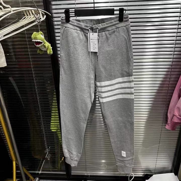 Thom Browne Thom Browne Gray knit joggers Size US 40 / EU 56 - 1 Thumbnail