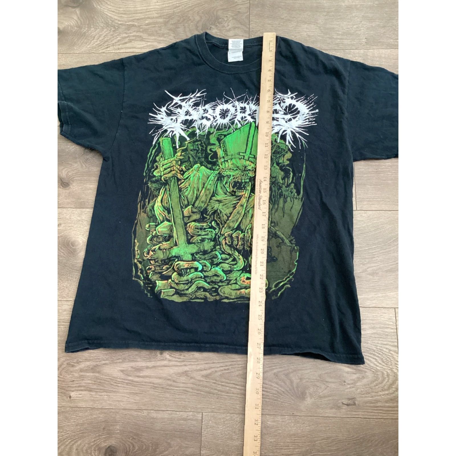 Vintage VINTAGE Rock Band Shirt T-Shirt 2014 Mens L Black Cotton Crew Neck Short Sleeve Graphic Print Aerosmith 90s Theme Size US L / EU 52-54 / 3 - 6 Thumbnail