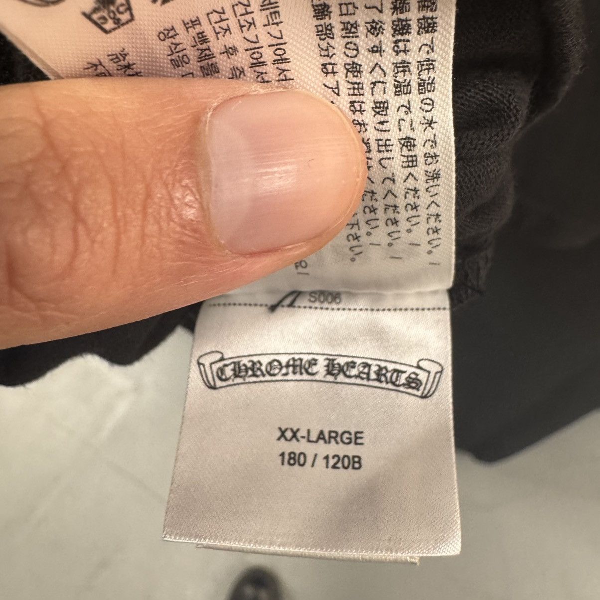 Chrome Hearts Chrome Hearts Matty Boy Stay Fast L/S T-Shirt Black Size US XXL / EU 58 / 5 - 6 Thumbnail