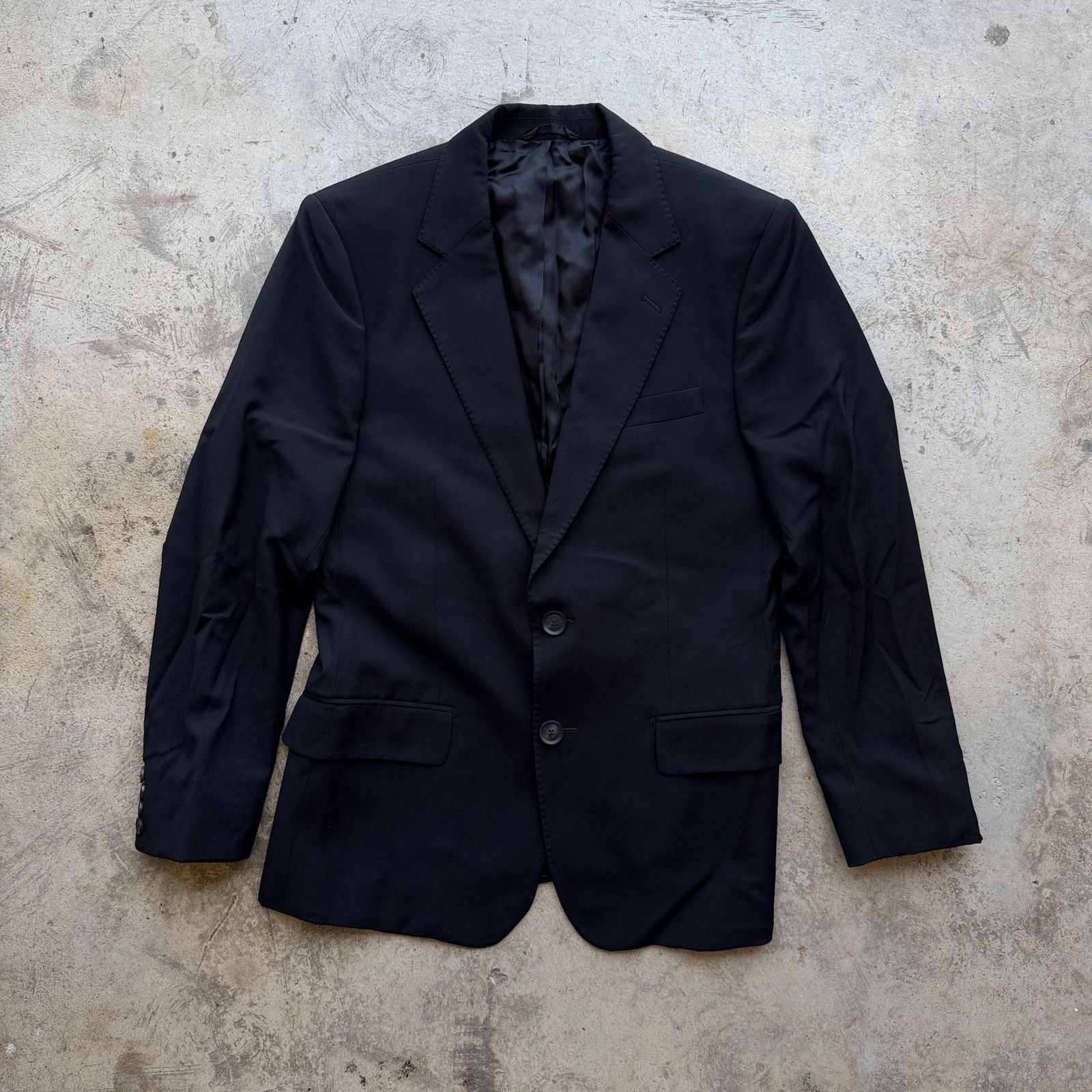 Gucci Gucci Uniform Blazer Black Tailored Sport Coat Jacket Size 36R - 2 Thumbnail