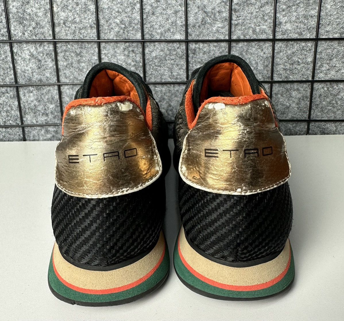 Designer Etro Streetwear Made in Italy Low Top Sneakers Size 39 Size US 9 / IT 39 - 7 Thumbnail