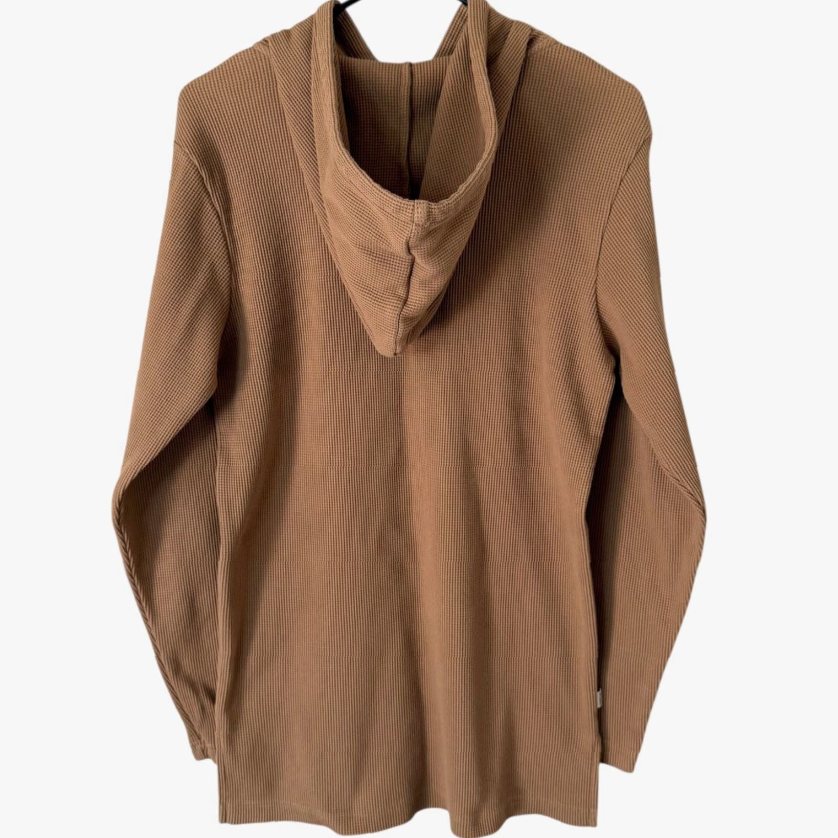 Vintage Fairplay Hooded Henley Hoodie Sweatshirt Pullover Tan M Men's Size Medium Size US M / EU 48-50 / 2 - 4 Thumbnail