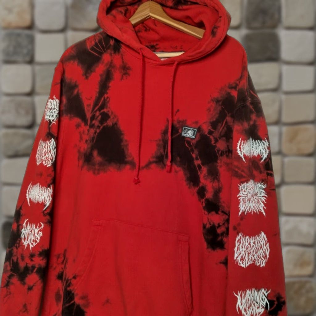 Vintage VINTAGE Sketchy Tank Men Hoodie Pullover Long Sleeve Reaper Tie Dye Cotton Blend 90s Lurking Class Size US M / EU 48-50 / 2 - 1 Thumbnail