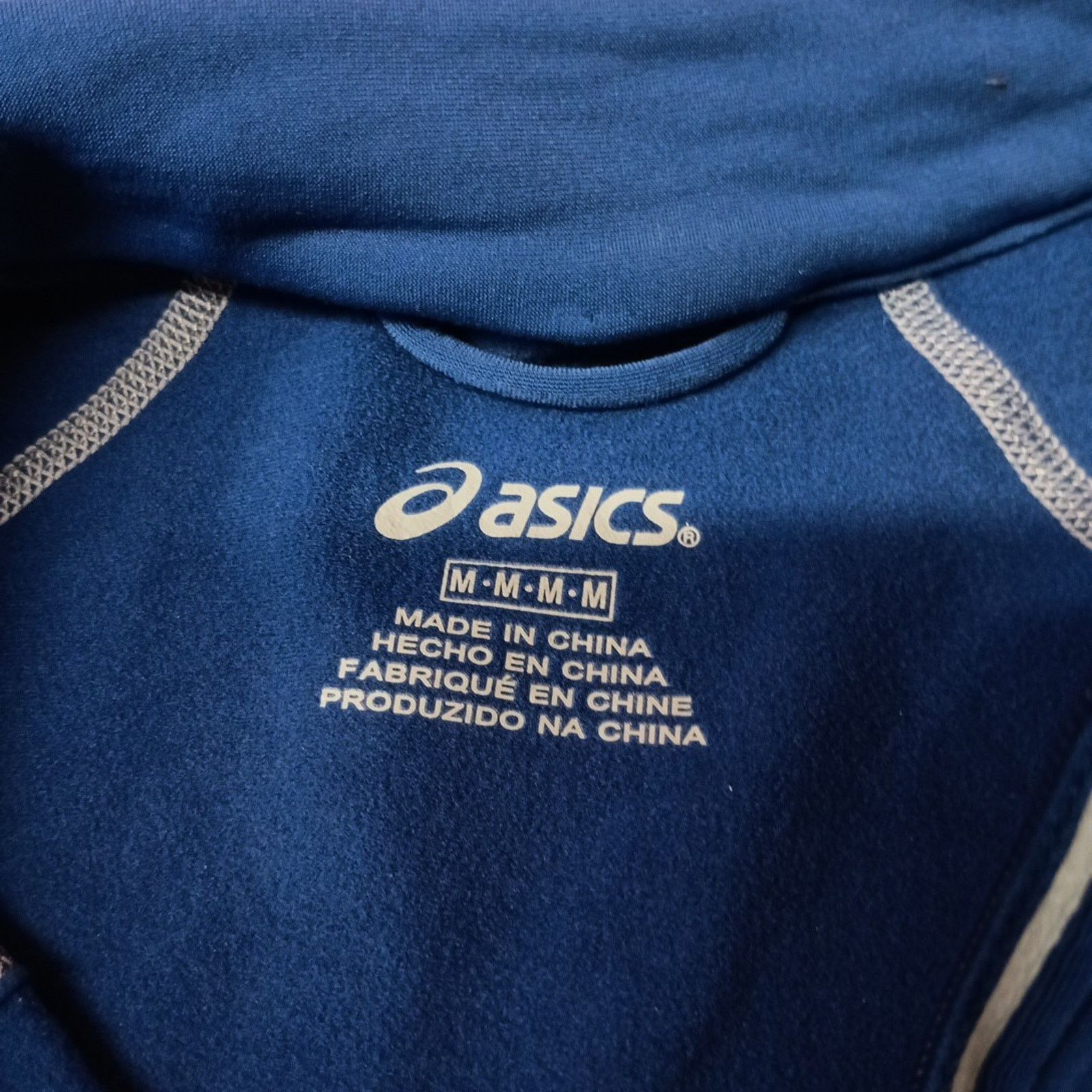 Asics ASICS Men's Run Lite Show Jacket Running Apparel Size M Blue Size US M / EU 48-50 / 2 - 5 Thumbnail