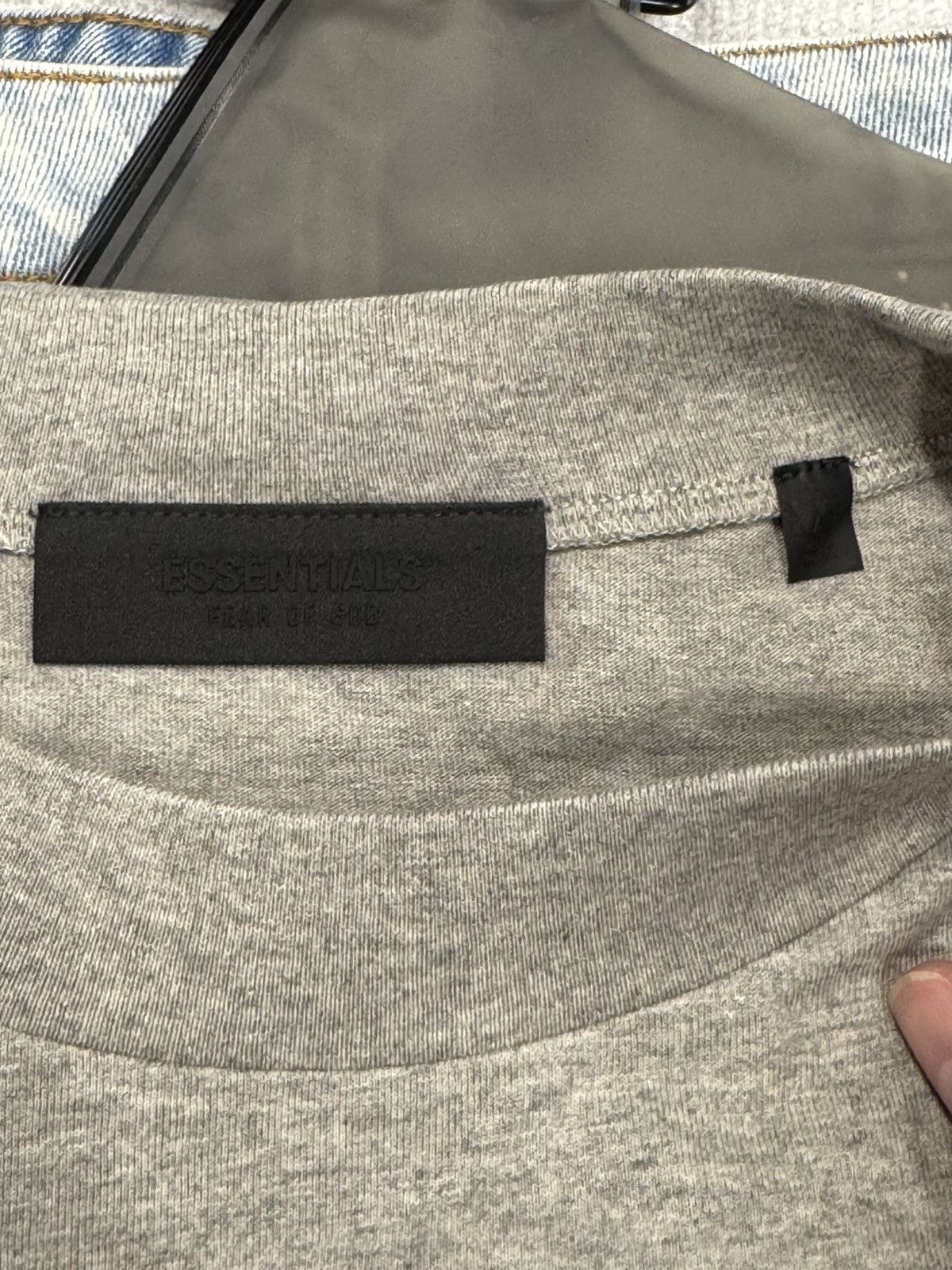 Fear of God Fear of God Essentials Jersey Crewneck Tee Dark Heather Size US XXL / EU 58 / 5 - 2 Thumbnail
