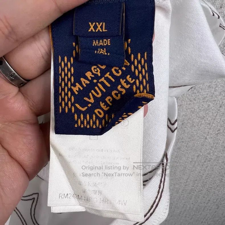 Louis Vuitton Louis Vuitton FW24 Large Logo Letter Embroidered Crew Neck Size US XXL / EU 58 / 5 - 5 Thumbnail