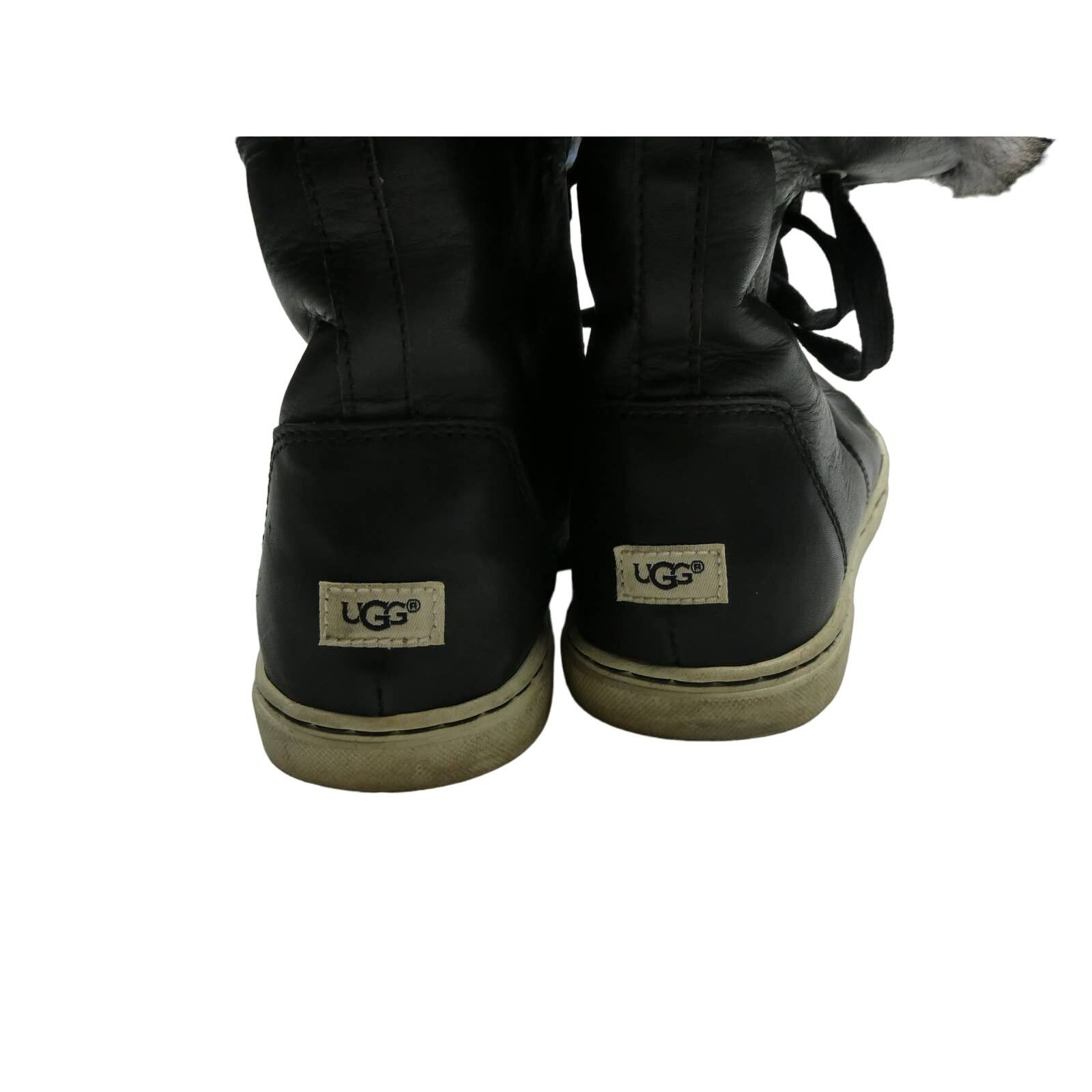 Ugg UGG Women’s Croft Black Lined High Top Sneaker Boots Size 7 Size US 7 / IT 37 - 2 Thumbnail