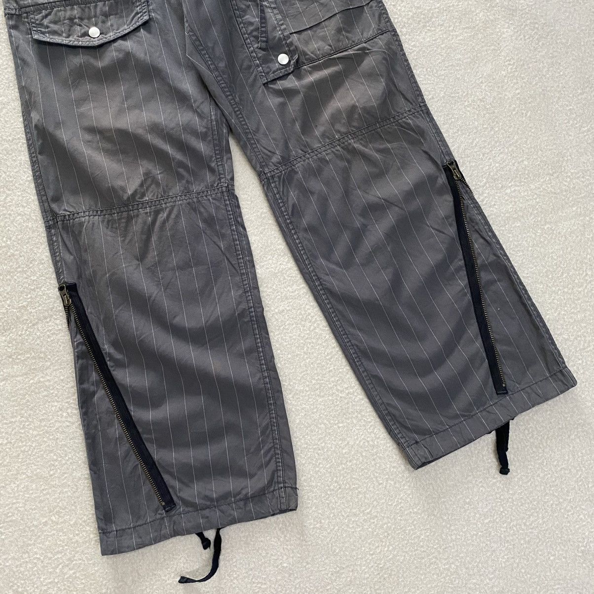 Japanese Brand × PPFM Vintage PPFM Baggy Wide Cargo Utility Pants W31 Size US 31 - 3 Thumbnail