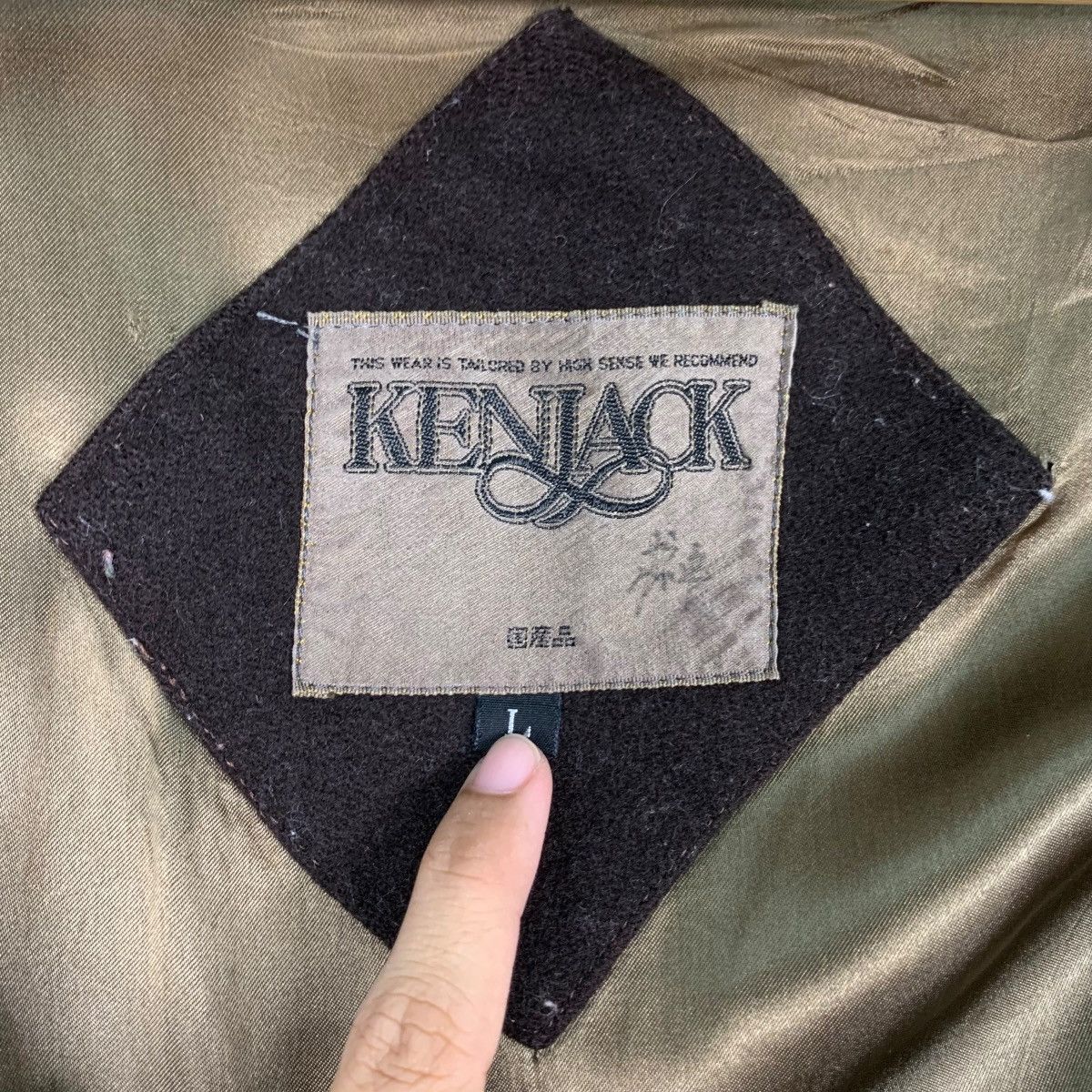 Japanese Brand KENJACK Dark Brown Wool Bomber Jacket #1069-C48 Size US L / EU 52-54 / 3 - 16 Thumbnail
