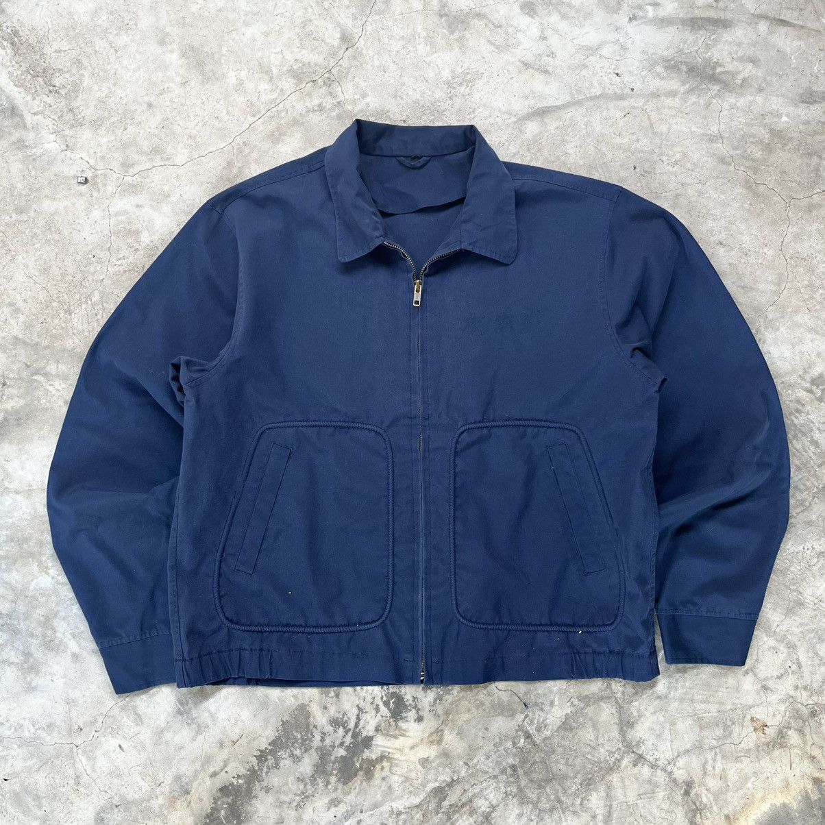 Vintage Navy workers jacket Size US XS / EU 42 / 0 - 1 Thumbnail