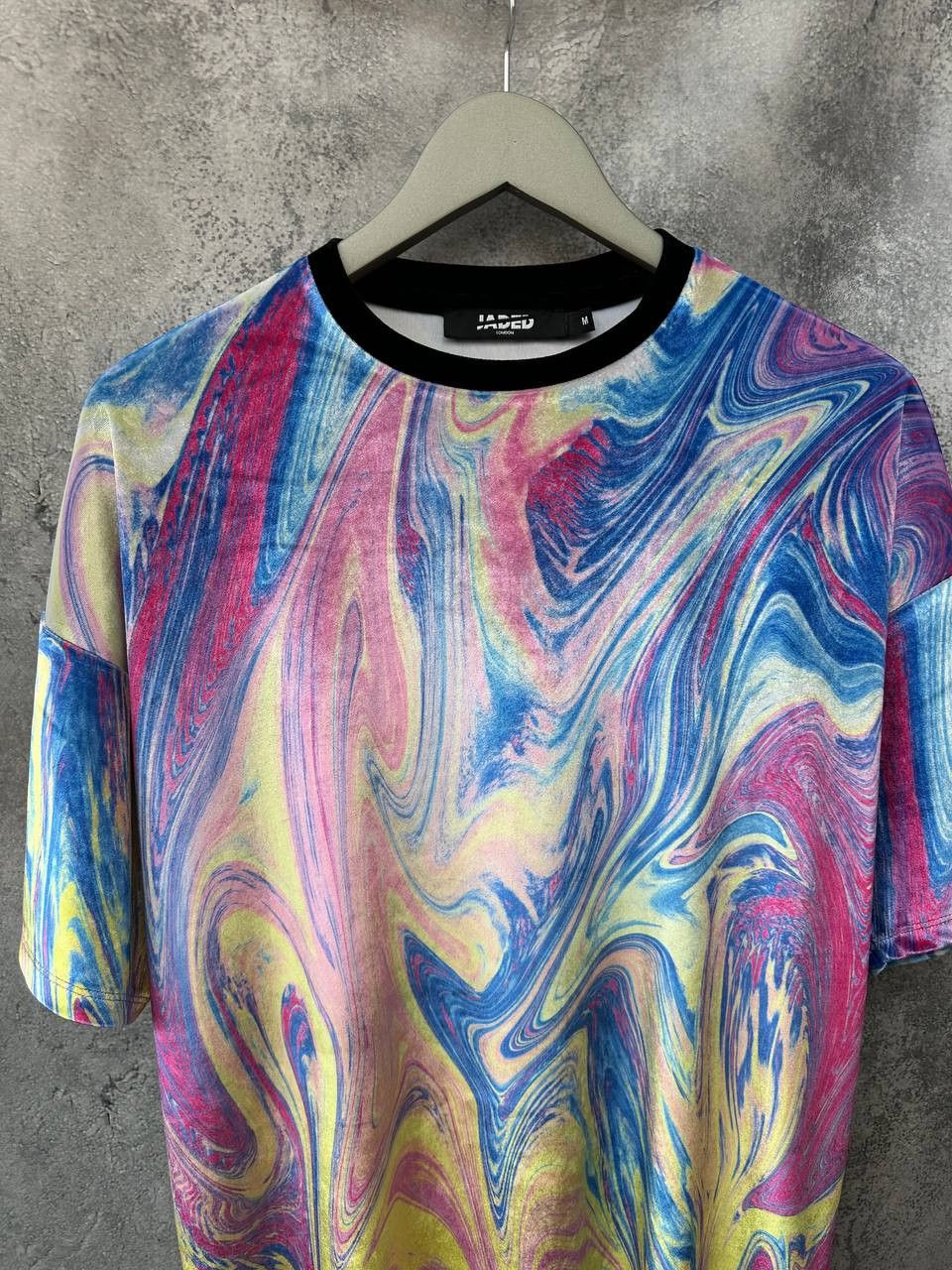 Jaded London Jaded London Psychedelic Marble Swirl Oversized Velour Dress Size M / US 6-8 / IT 42-44 - 5 Thumbnail