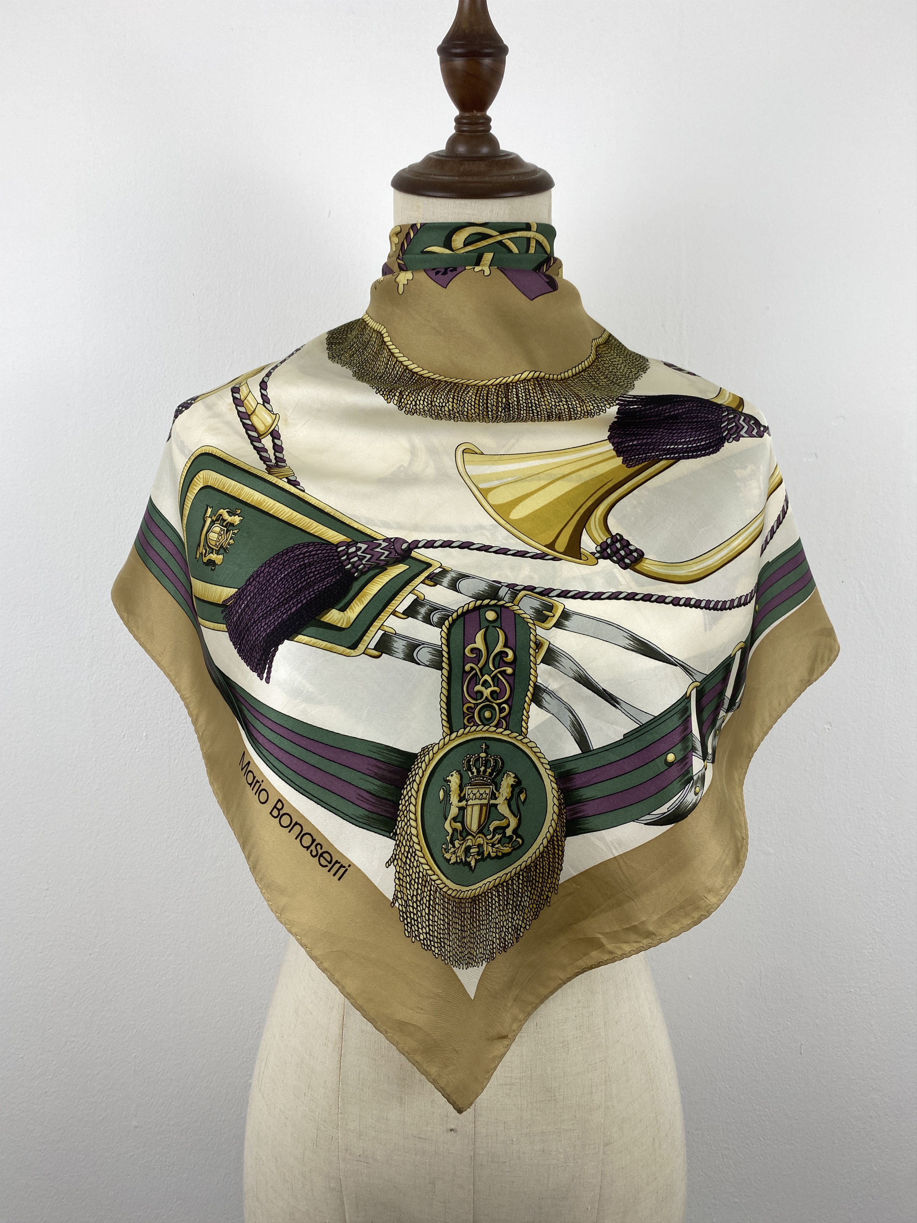 Other Vintage Mario Bonaserri Silk Scarf SN0142 Size ONE SIZE - 1 Thumbnail