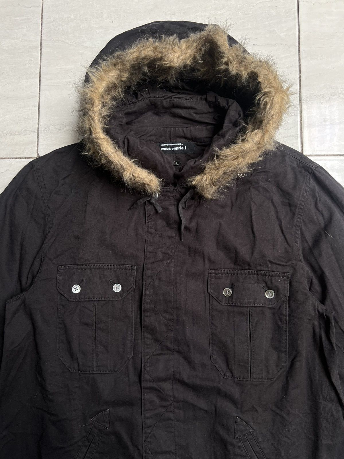 Issey Miyake Mercibeaucoup Jevous Enprie Issey Miyake Coat Jacket Size US L / EU 52-54 / 3 - 3 Thumbnail