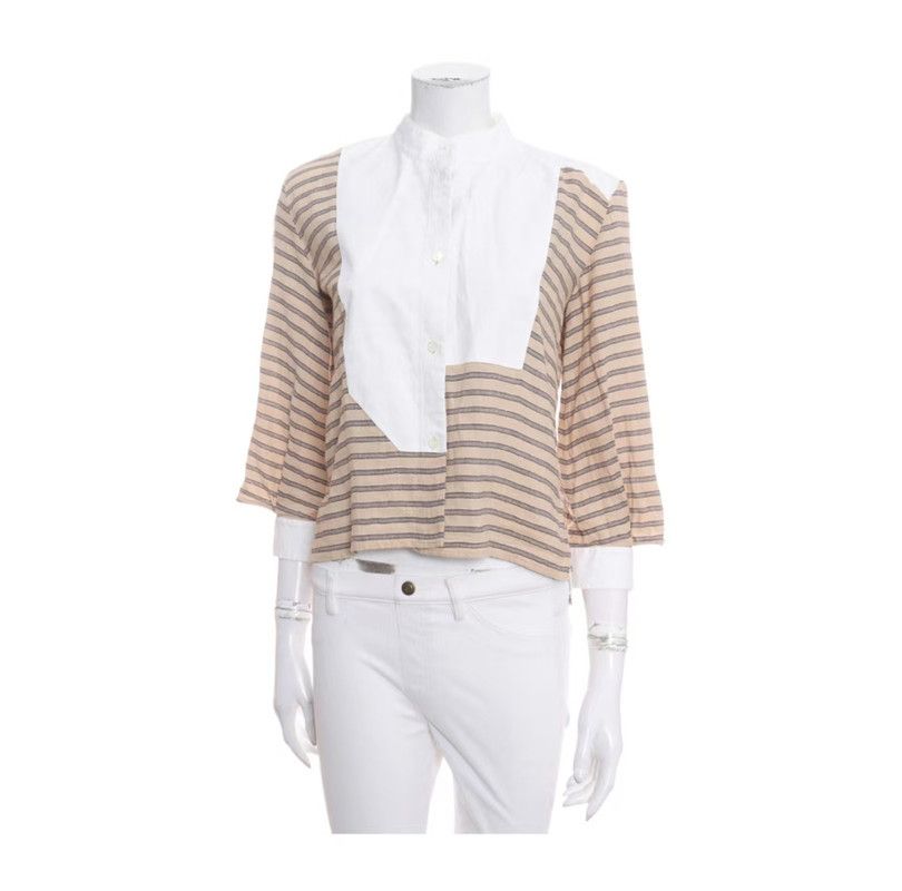 Loewe Loewe Brown Cotton Long Sleeve Shirt for Women 0089 Size XS / US 0-2 / IT 36-38 - 1 Thumbnail