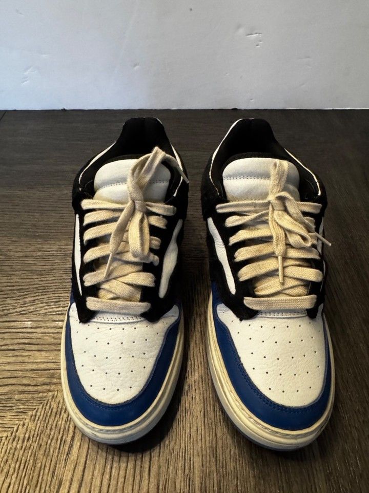 Represent Clo. Represent Shoes Mens White Black Royal Blue Reptor Low Size US 9 / EU 42 - 7 Thumbnail