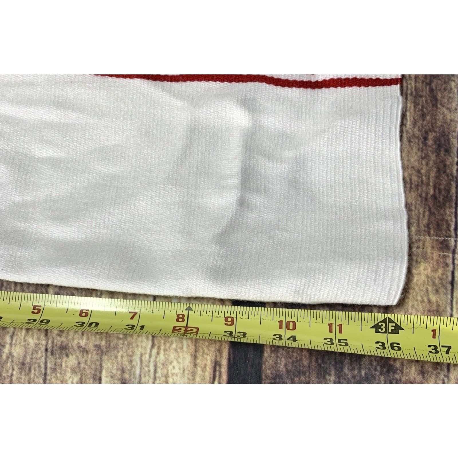 Vintage Detroit Red Wings NHL Pullover Poncho Blanket Woven Embroidered One Size Unisex Adults Carded Red Knit Blanket Pullover Winter Spring Fall Mens Womens Size ONE SIZE - 5 Thumbnail