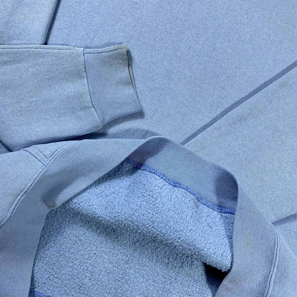 Russell Athletic × Vintage Vintage 90’s blank hoodie Tultex sky blue Size US L / EU 52-54 / 3 - 3 Thumbnail