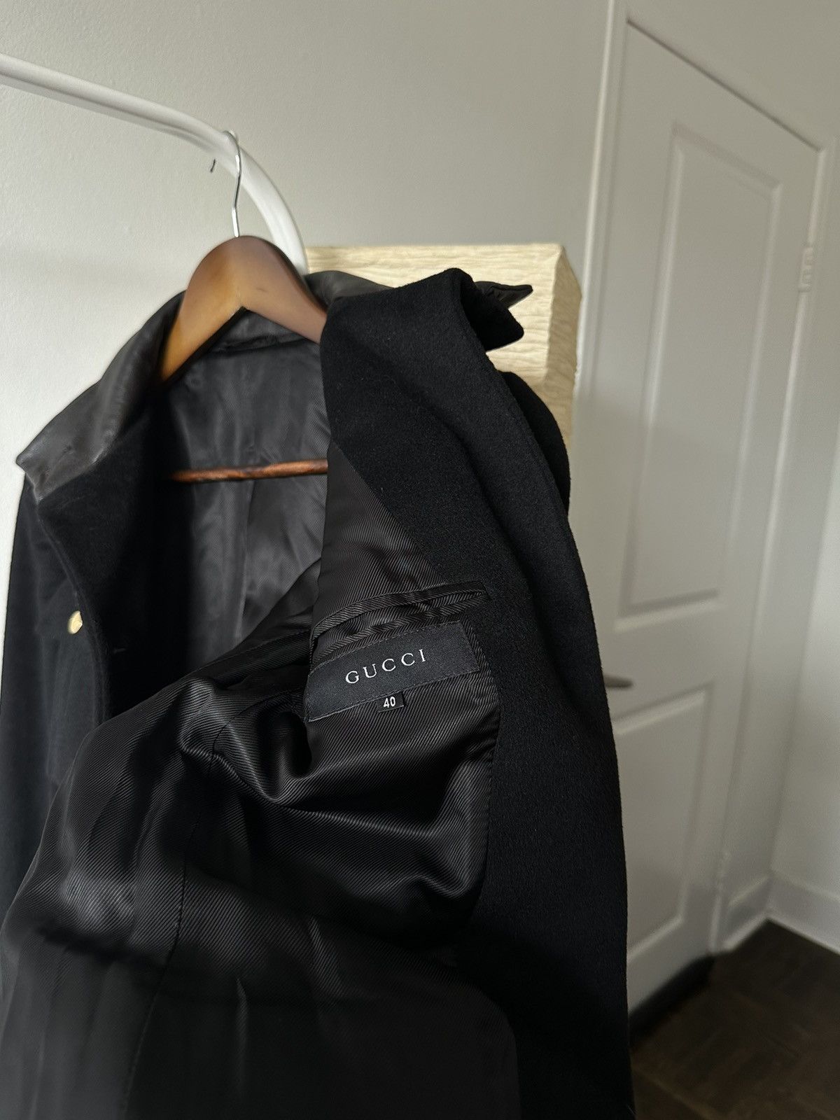Gucci Gucci Tom Ford Era Cashmere Military Coat With Leather Belt Size S / US 4 / IT 40 - 12 Thumbnail