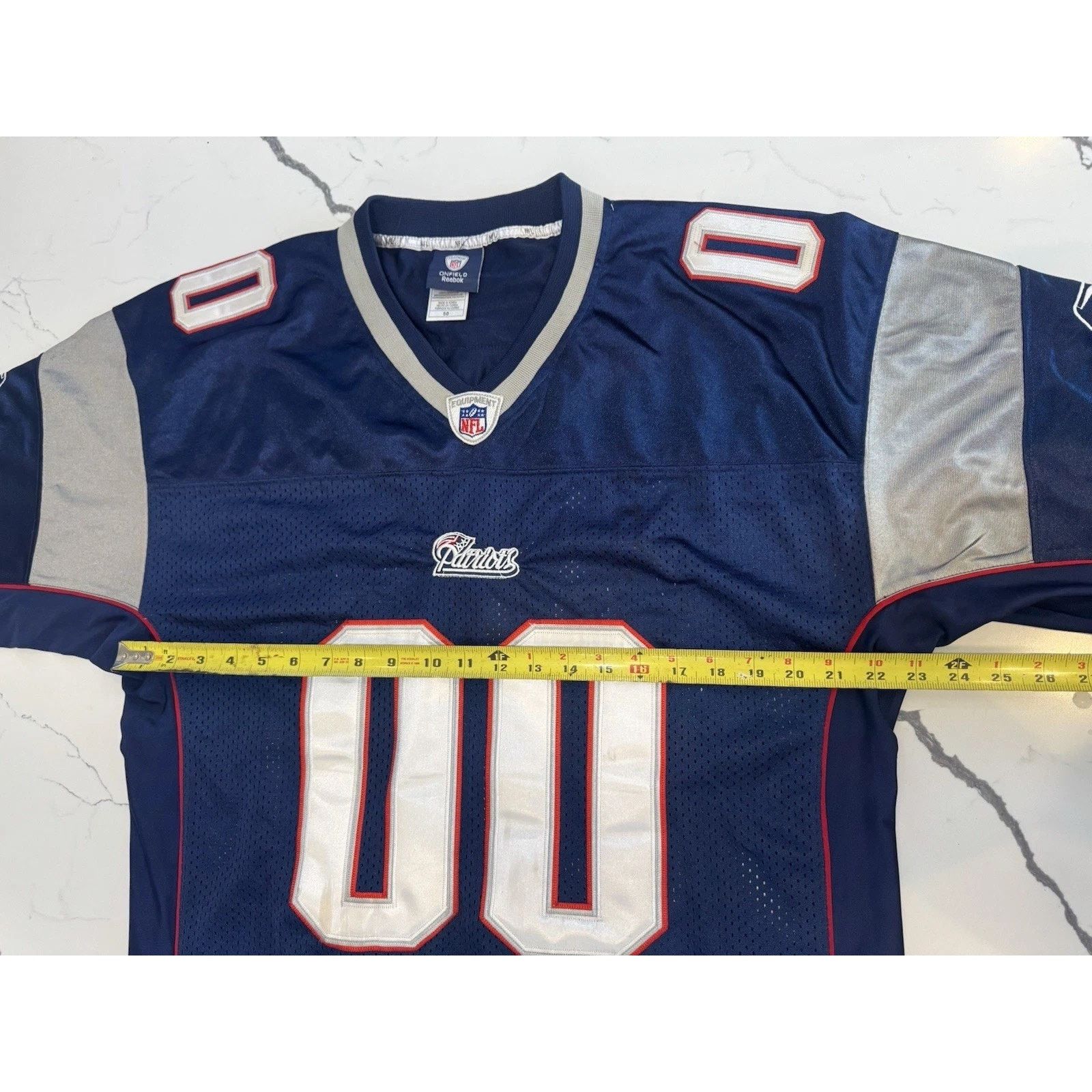 Reebok New England Patriots #00 Reebok NFL Jersey Blue Size 50 XL Size US XL / EU 56 / 4 - 3 Thumbnail
