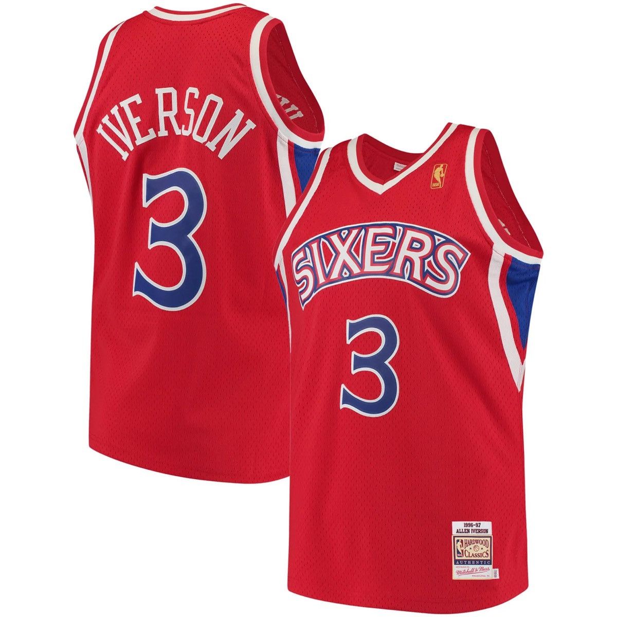 Mitchell & Ness Allen Iverson 76ers Mitchell & Ness 96/97 Swingman Jersey XL Size US XL / EU 56 / 4 - 1 Thumbnail
